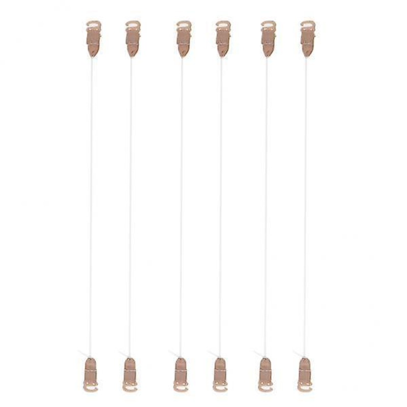 7x6X Elastic Fish Line Nylon Wire w/ Hook for Wigs Hair Extensions Hairpieces S