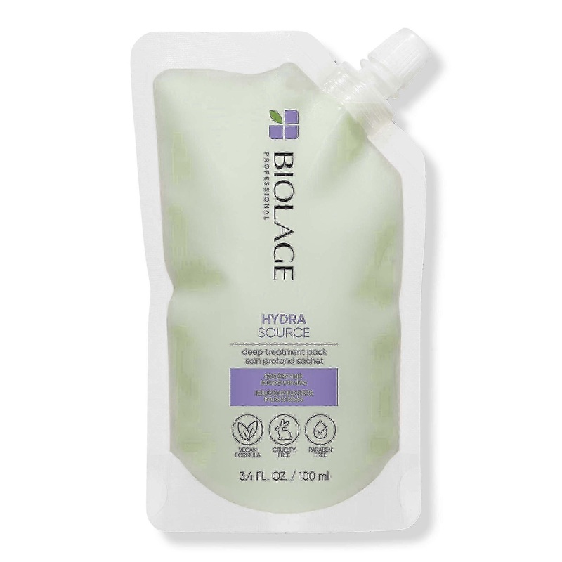 Biolage Hydrasource Deep Treatment Pack Multi Use Hair Mask, 3.4 Oz