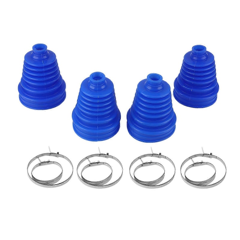 Car CV Joint Protection Kit – 4 Sets Universal Silicone Track Connectors
