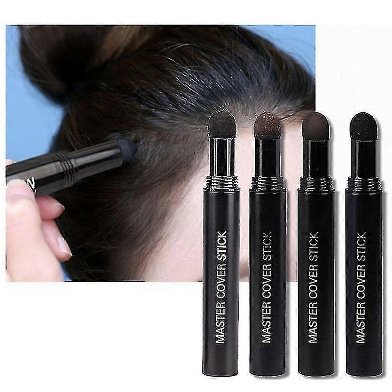 Hairline Concealer Pen Control Hair Root Edge Blackening Instantly Cover Up Grey White Hair Natural Herb Hair Concealer Pen Happy H