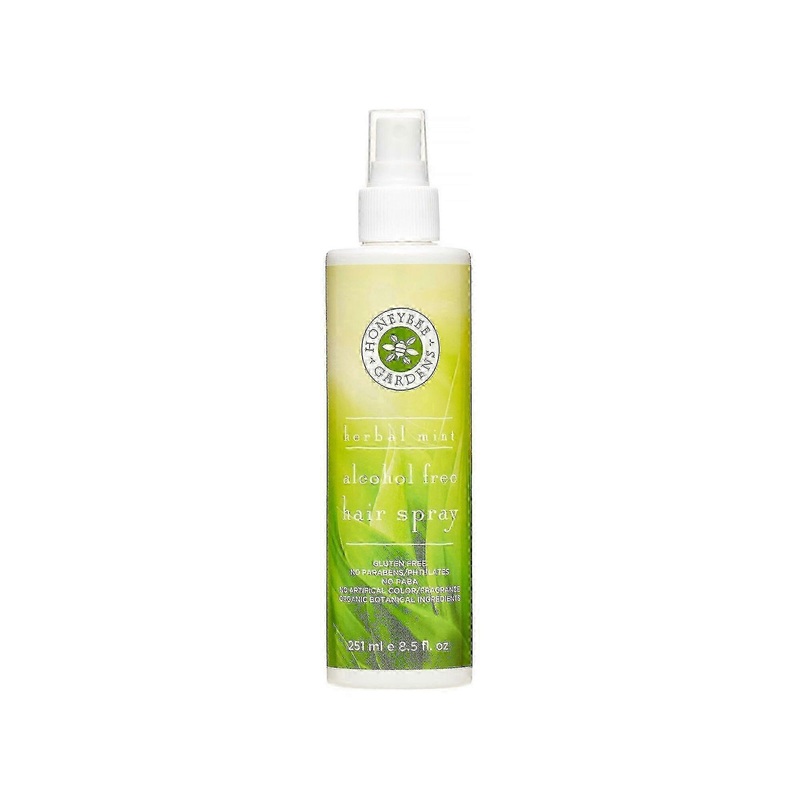 Honeybee Gardens Herbal Mint Alcohol Free Hair Spray, 8 Oz