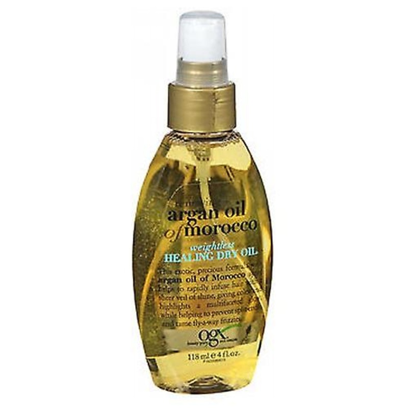 OGX Organix Moroccan Argan Weightless Healing Dry Oil, 4 oz (Pack of 1)