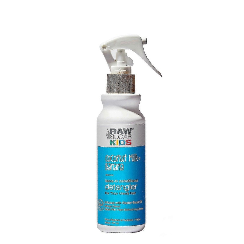 Raw Sugar Kids’ Banana + Coconut Milk Conditioning Detangler, 6 Oz