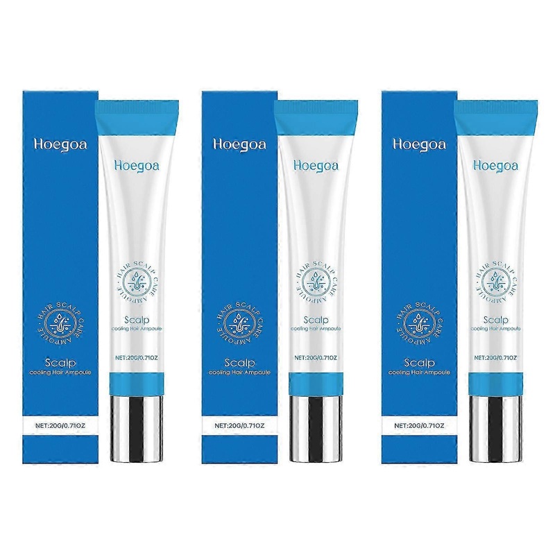 Scalp Cooling Hair Growth Serum Roller, Scalp Cooling Hair Ampoule for Men Women, Hair Loss Treatment Serum for All Hair Types