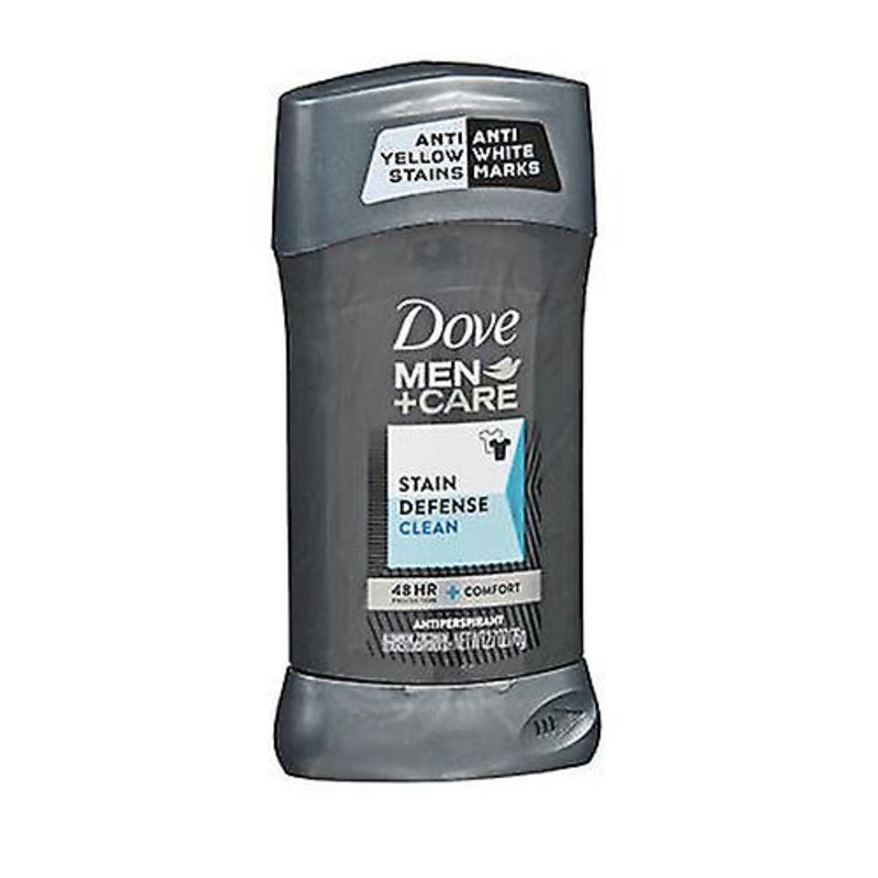 Vaseline Men + Care Antiperspirant Stain Defense Clean, 2.7 Oz (Pack of 1)