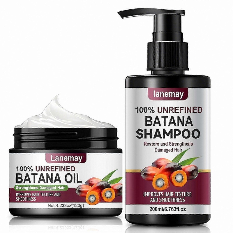 Volumizing Hair Care Kit for Frizzy Hair, Deep Nourishment for Scalp, Smoothing Shampoo and Oil for Travel, Women and Men