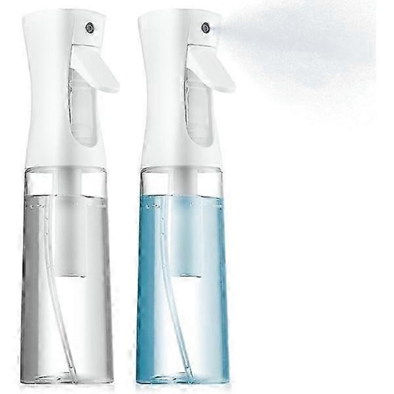 2-Pack Continuous Hair Spray Bottle – 10 Oz Ultra Fine Mist