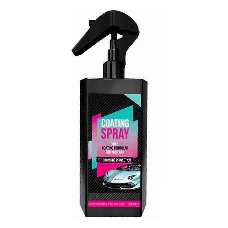 2025 3-in-1 Ceramic Car Coating Spray – 100ml Nano Technology for Scratch Repair on SUVs and Trucks, Includes Towel/Sponge