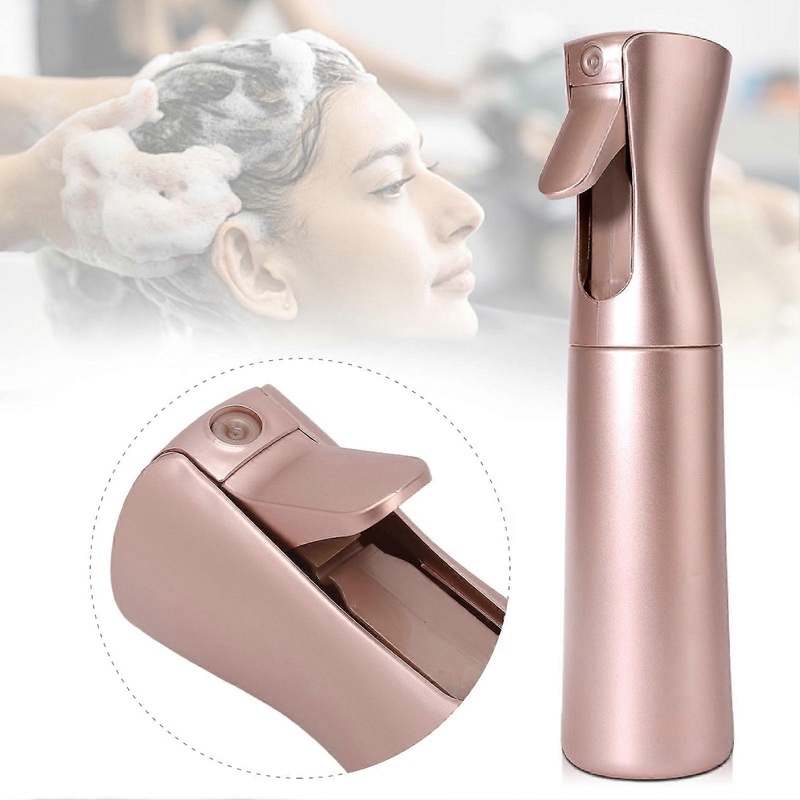 300ml Metallic Misting Spray Bottle Ultra Fine Water Water Mister Spray Bottle for Barber