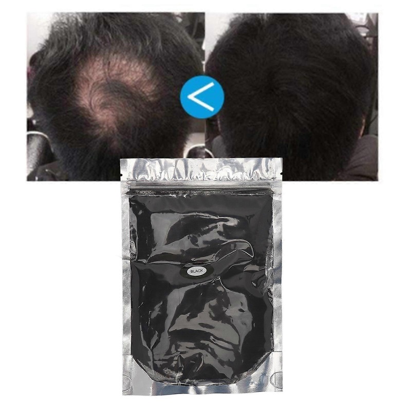 Beard Hair Fiber Black 1.8oz Thickening Powder for Fuller Hair