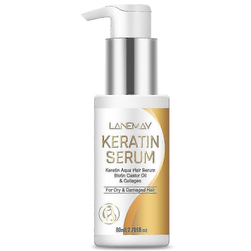Keratin Infused Hair Serum – Anti-Frizz and Heat Protection for Damaged Hair, Adds Shine and Repair