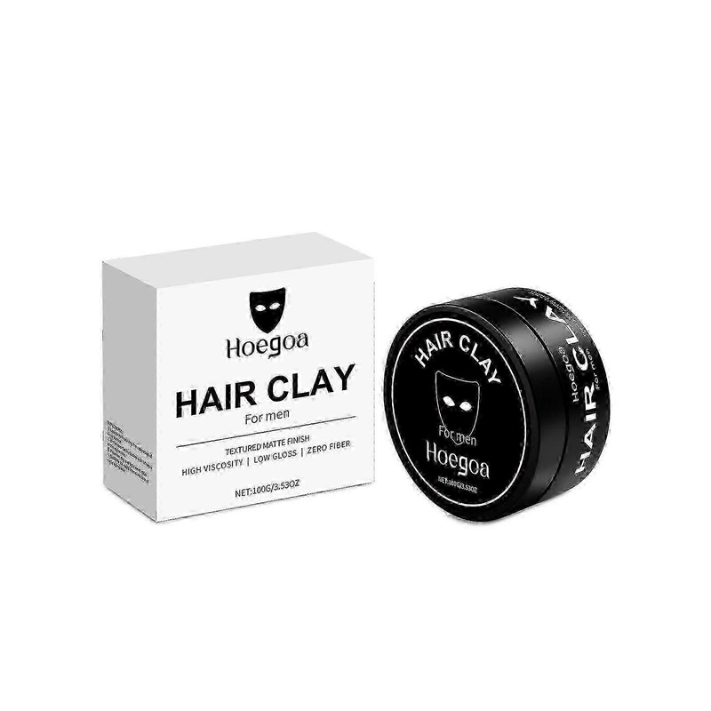 Men’s Hair Clay with Matte Finish for Strong Hold and Volume, Lightweight UK Styling