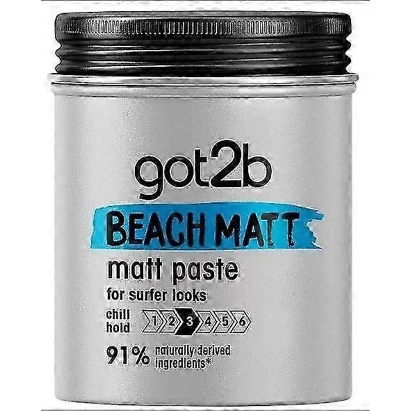 Schwarzkopf got2b Beach Matte Texturising Paste for Men – 100ml