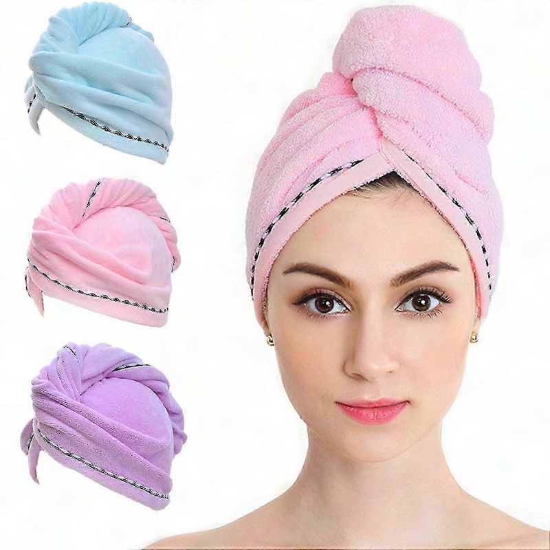 Ultra-Soft Microfiber Hair Towel Wrap for Quick Drying and Absorption