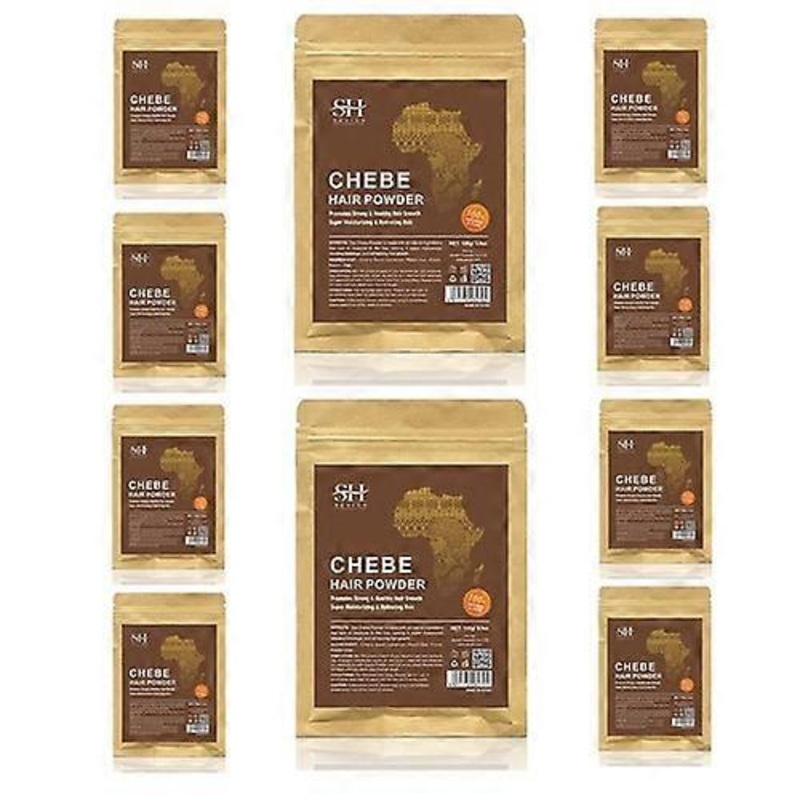 1-10pcs pcs pcsChebe Powder Africa Women Traction Alopecia Treatment Oil Men Hair GrowK6