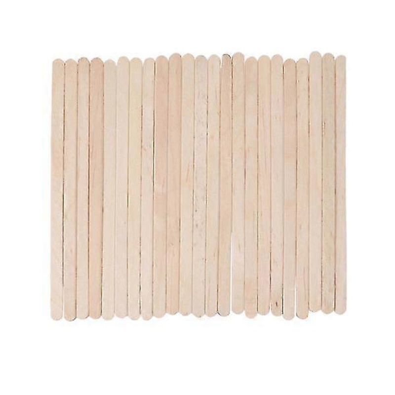 100pcs Disposable Wax Stick – Hair Removal Wooden Wax Rod – Beauty Mask Wax Stick