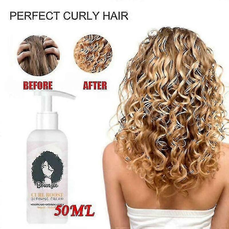 50ml Elastic Curls Styling Fluffy Curls Dry Repair Curly Hair Serum Moisturizing Styling And Styling