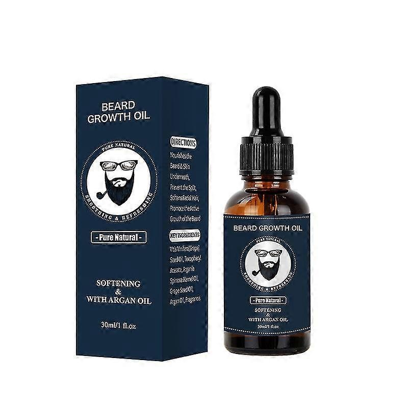 Beard Growth Oil 30ml , Pure Natural Men’s Beard Essential Oil