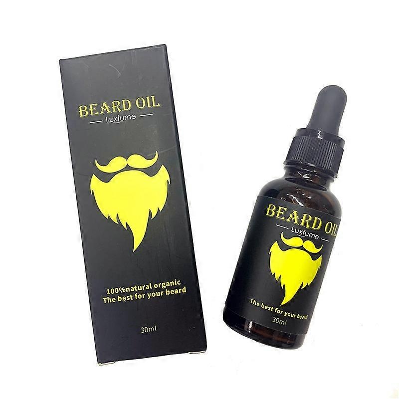Beard Growth Oil for Men, Moisturizing Softening And Nourishing Beard Care Essential Oil 30ml