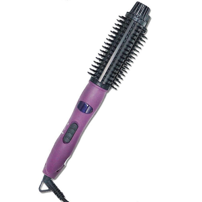Rose Gold Heater Hair Styler, Ionic Volumizing Styler, Foldable Ergonomic Handle, Ceramic Heated Barrel, All Hair Types, Corded Electric Power For