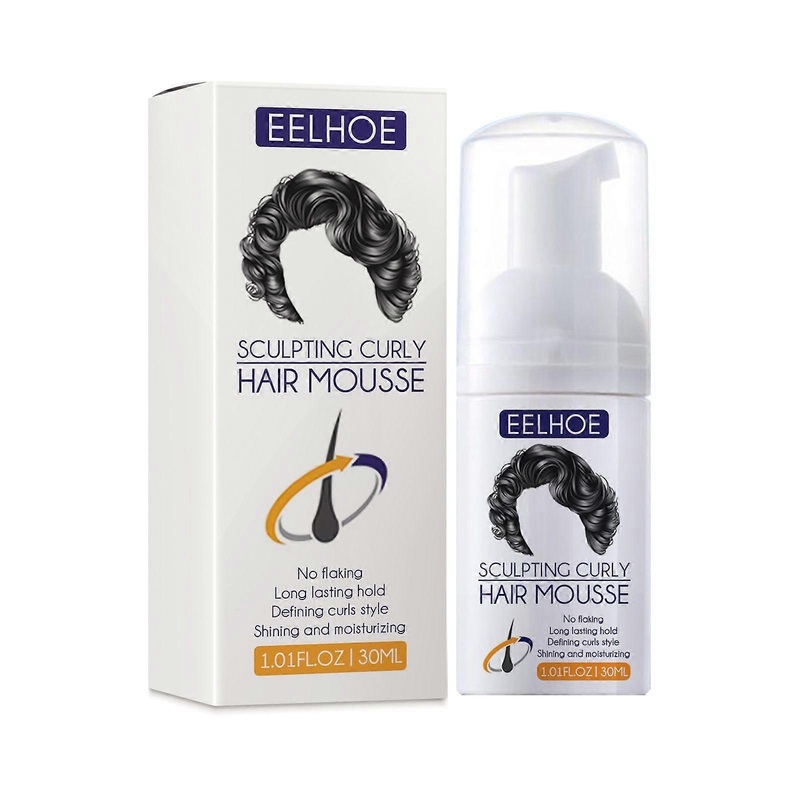 Styling elastin anti-frizz curly hair plump natural fluffy moisturizing perm care styling agent