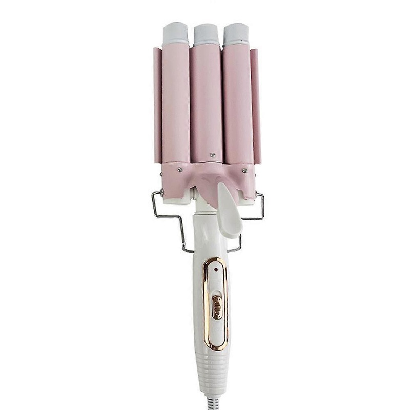 Triple Barrel Hair Waver For Natural Shiny Waves, Anti-Scalding Design With Bracket, Rapid Heating For Efficient Styling, All Hair Types 25mm,