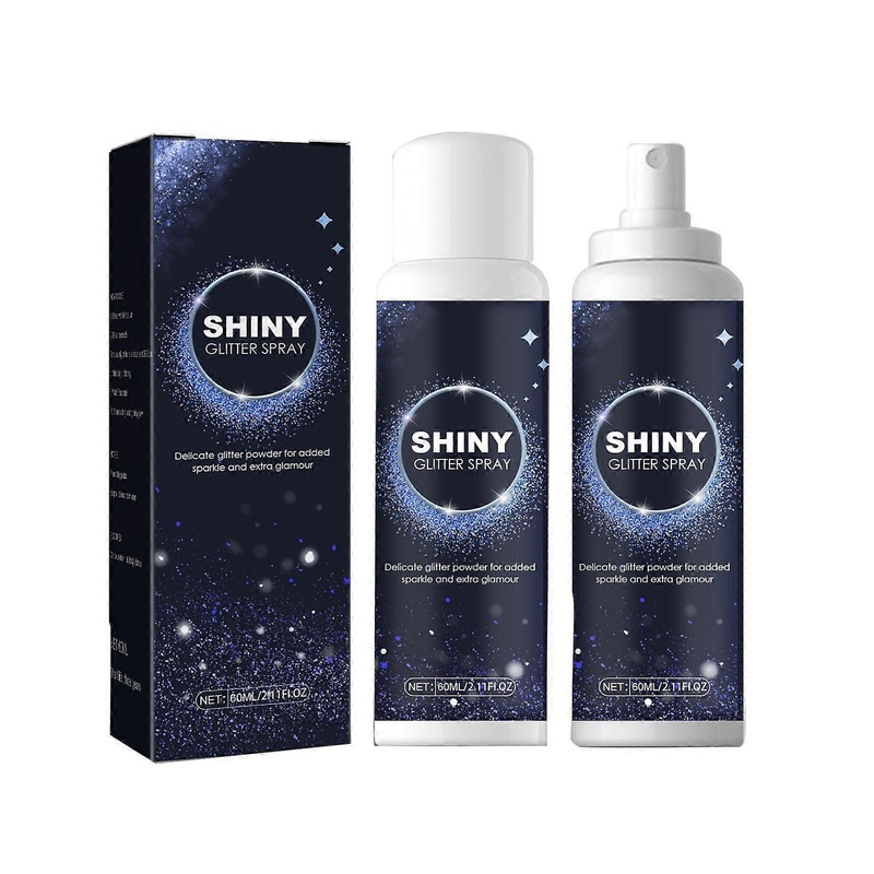 60ml Glitter Spray For Hair And Body Glitter Powder Spray Nightclub Party Body Glitter Spray Stage Make PU7000
