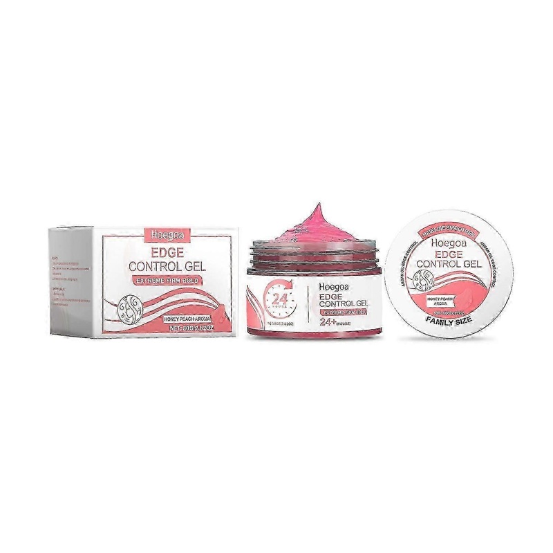 Hoegoa styling gel peach fragrance styling gel fetal hair broken hair styling long-lasting styling