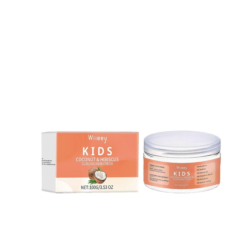 Kids Curling Hair Styling Cream – Nourishing, Long Lasting, 100g – Perfect for Curly Hair Care