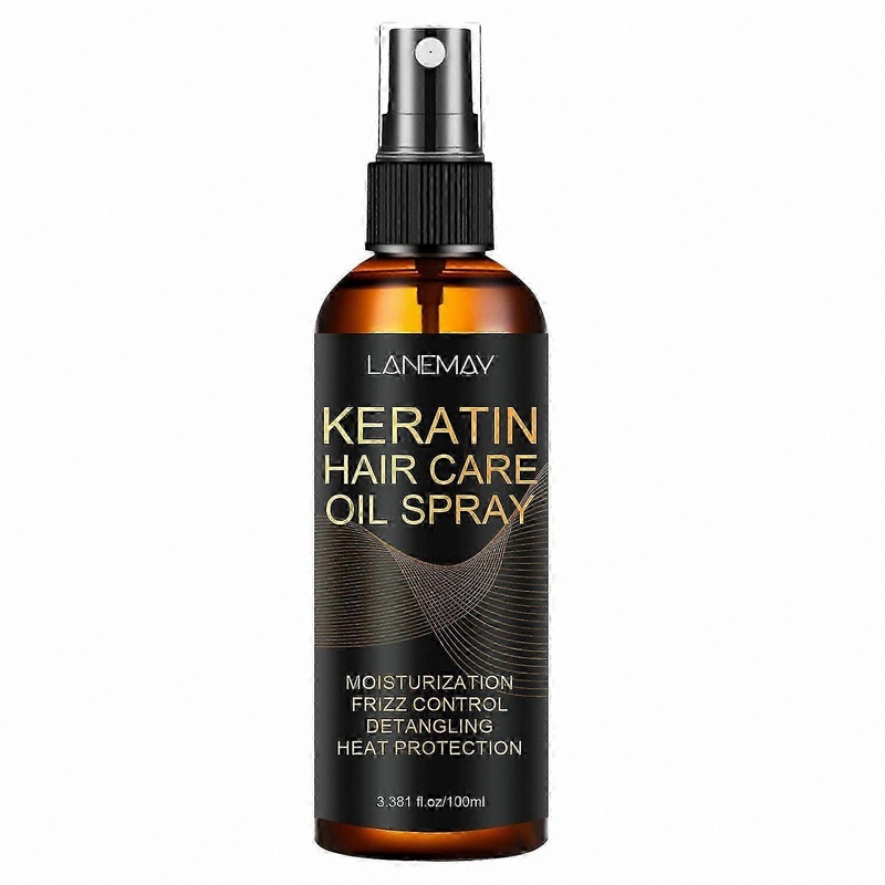 Luxury Keratin Infused Hair Serum Spray for Women – Anti-Frizz, Heat Protection, and Damage Repair Treatment, 100ML Smooth Care Solution