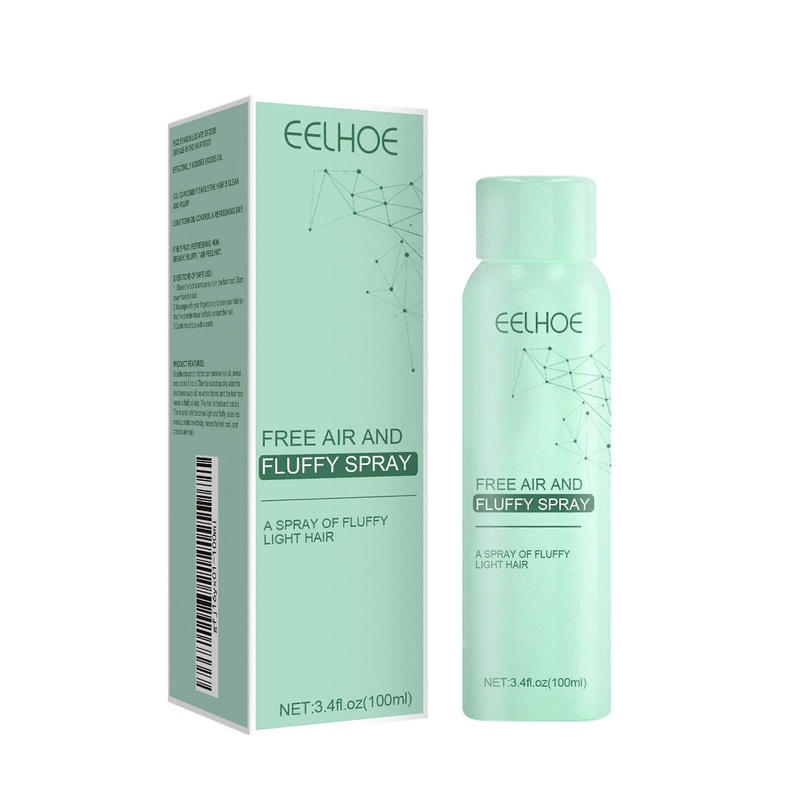 No-Wash Dry Hair Spray – Oil Control & Fluffiness, 100ml Leave-In Hair Refreshing Spray
