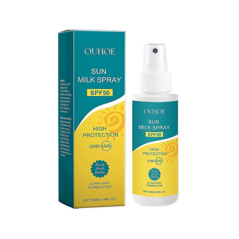 OUHOE protective spray outdoor skin protection in summer spray moisturizing, refreshing and non greasy skin protection spray
