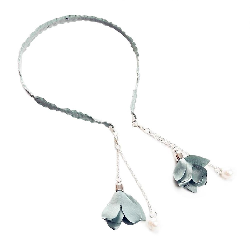 Pearl Feathers Tassel Pendant Headwear Full Bands Adjustable Length Hairbands Girl Hair Accessory
