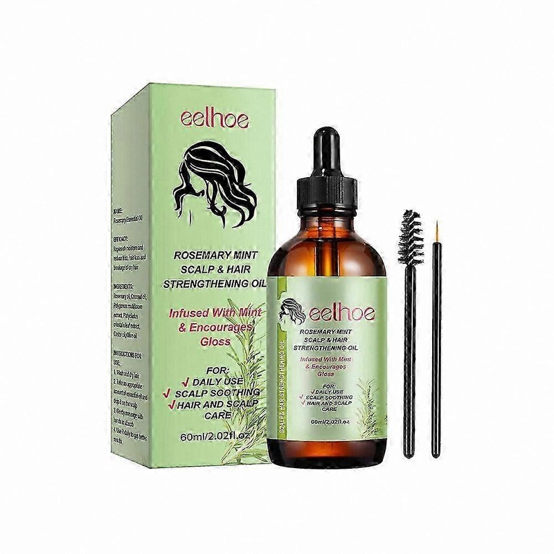 Rosemary Mint Hair Growth Oil for Scalp & Strength – 60ml / 2.02oz