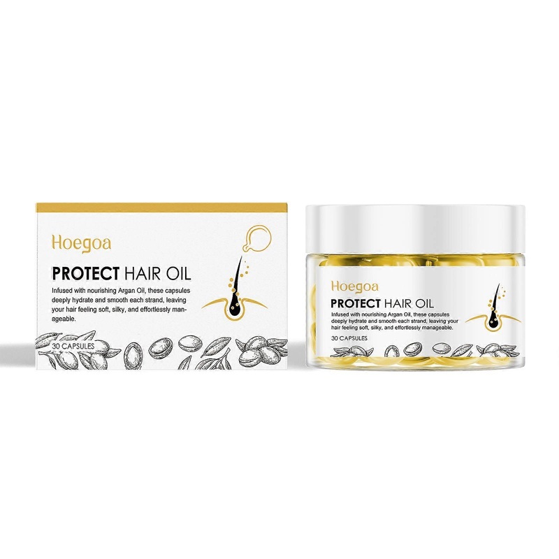 2025 Latest Model  Morocco Hair Care Essential Oil Capsules Improve Dry Hair And