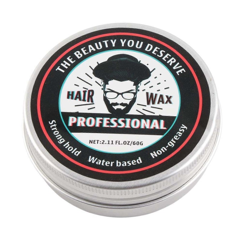 60g Long Lasting Moisturizing Hair Styling Clay Natural Modeling Hair Pomade Wax