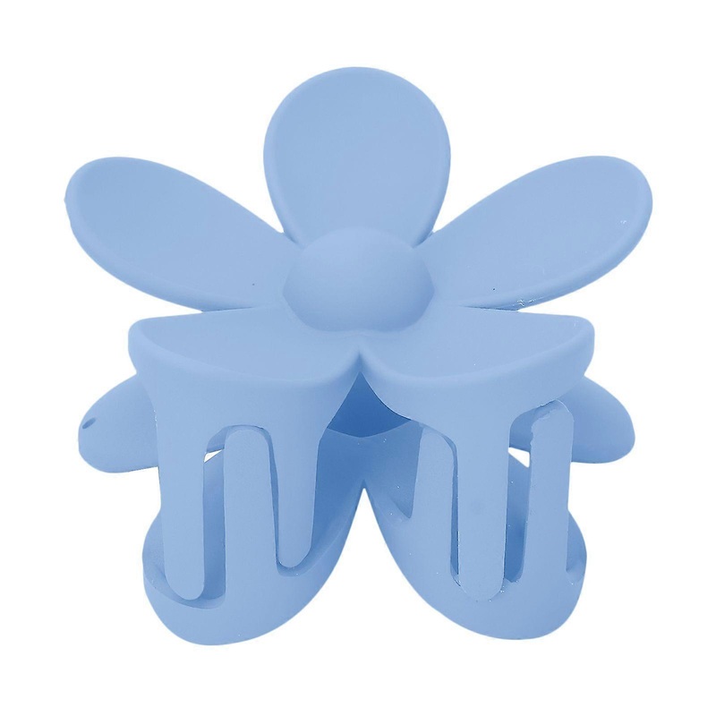 Big Flower Hair Clip Non Slip Matte Cute Thick Normal Thin Hair Styling Accessories for Women GirlsLight Blue