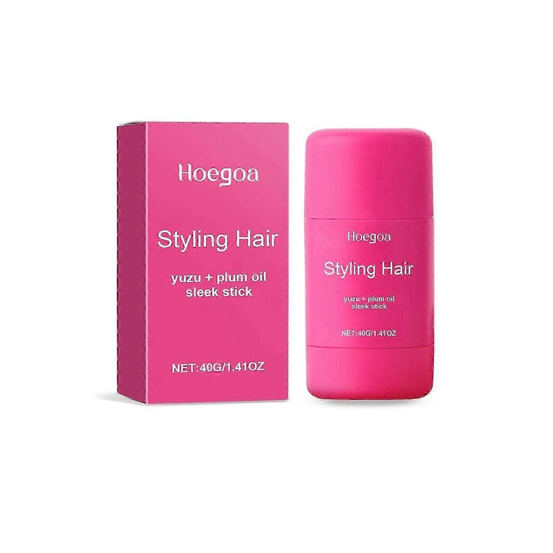 Hoegoa wax hair stick curly hair dreadlocks styling and crushed hair care fluffy gloss moisturizing portable hair wax stick
