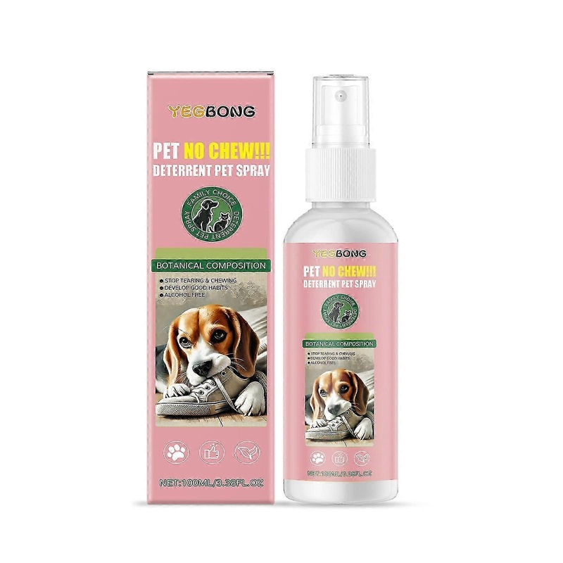 Yegbong pet anti-chewing spray pet behavior correction furniture protective spray anti-licking bitter spray