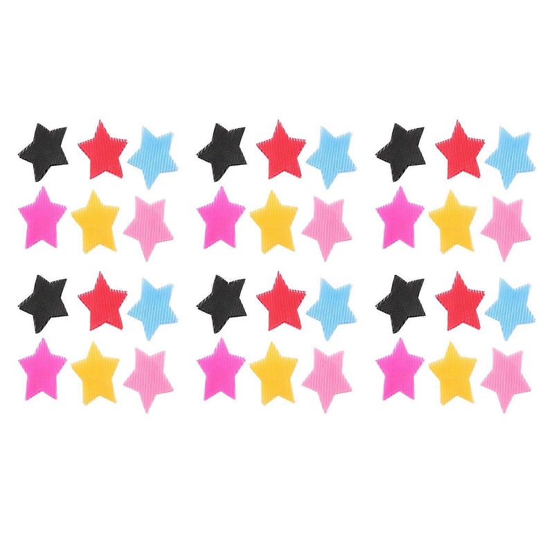 36pcs Hair Bangs Sticker Pad Star Shape Fringe Fixed Sticker Patch Hair Fringe Care Tool for Makeup Accessories