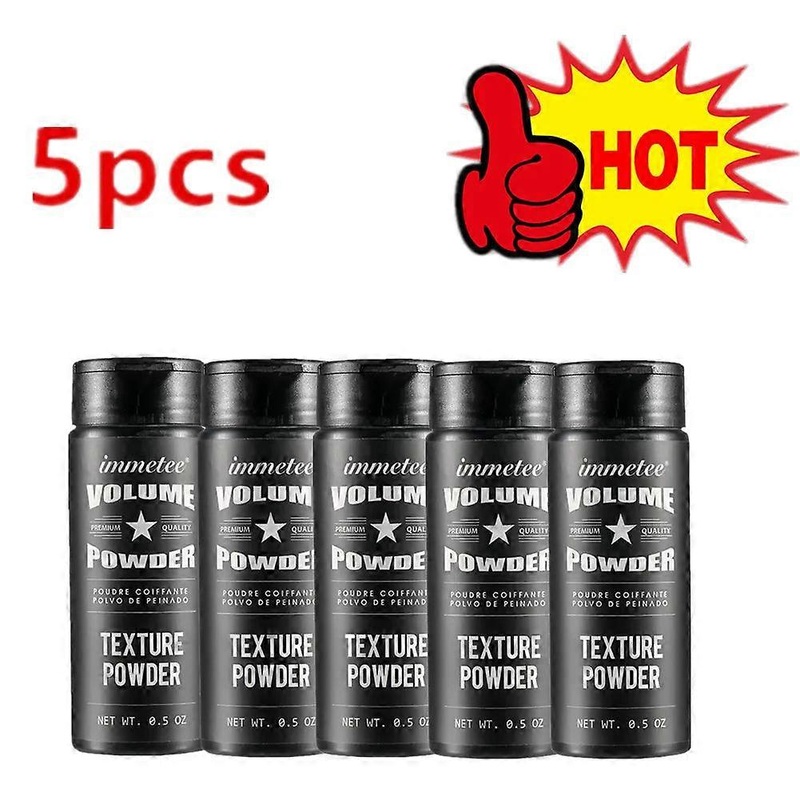 5-pack Hair Volume & Texture Styling Powder Set – Unisex Hair Care Solution