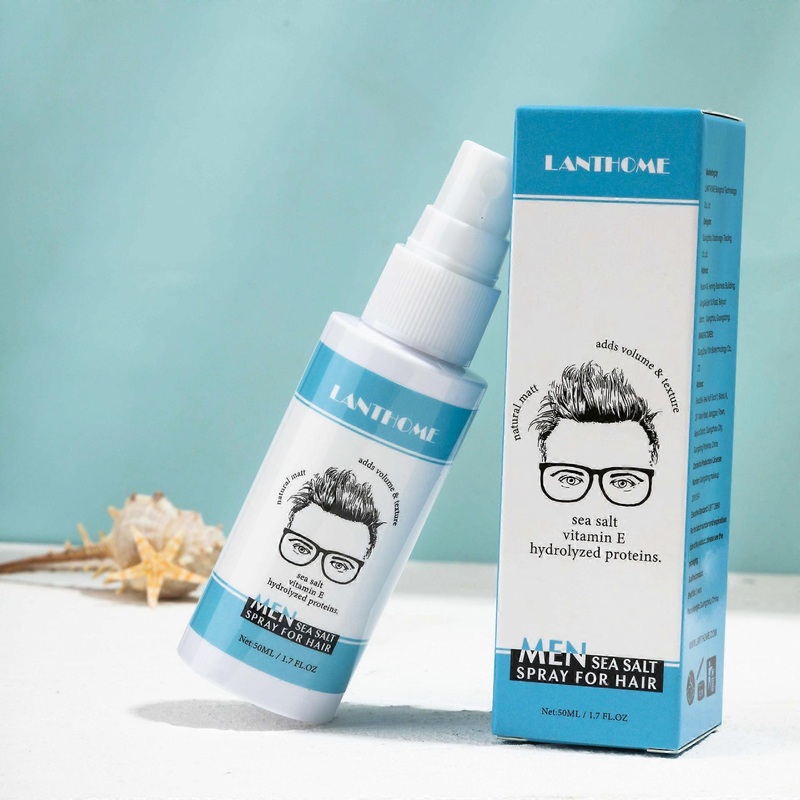 50ml Men Sea Salt Spray for Hair Smoothes Frizzy Hair And Moisturizes Dry Ends For Silky Hair Repair Hair Damage