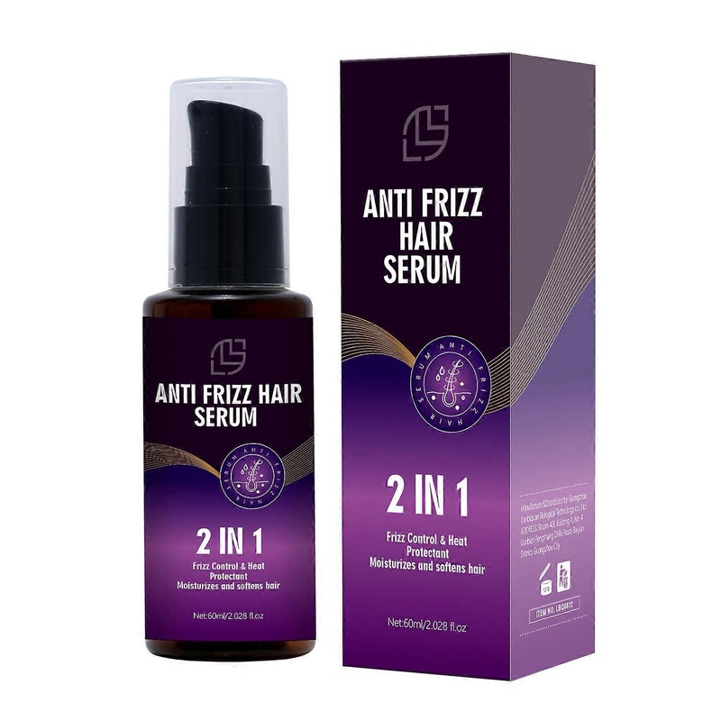 ANTIFRIZZ HAIR SERUM Moisturizes And Control Frizz Protects Hair From Heat Damage Deeply Nourishes And Repairs 60ml