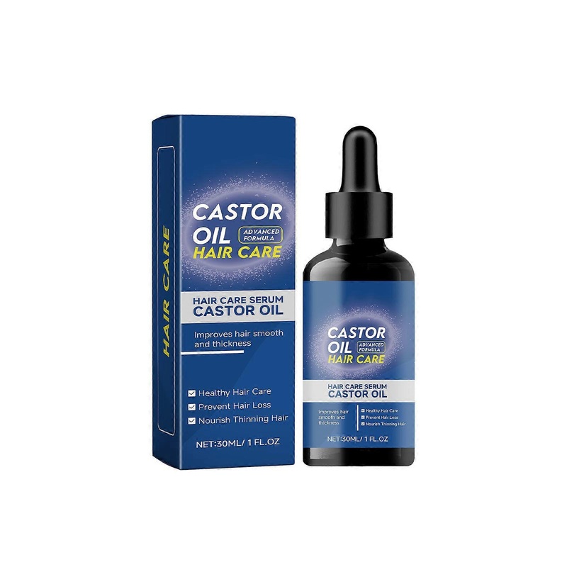 Castor Oil Hair Care Serum Improve Hair Smoothes And Thickness 30ml