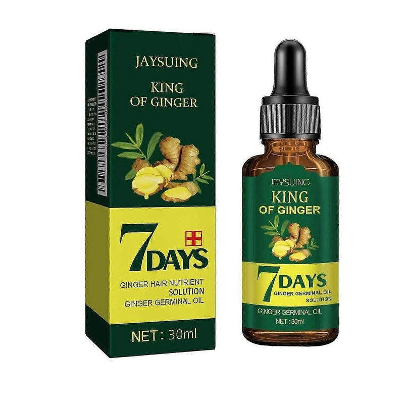 Jaysuing Ginger Hair Care Essential Oil Refreshing And Nourishing Scalp Follicles And Strengthening