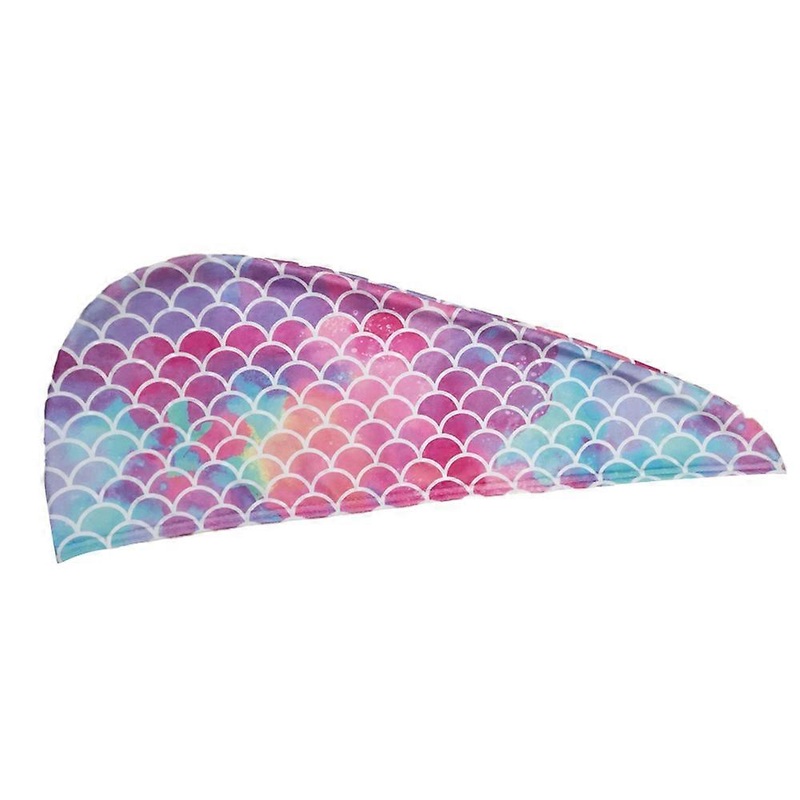 Microfiber, Hair Towel, Quick Dry, Anti Frizz, Mermaid Design
