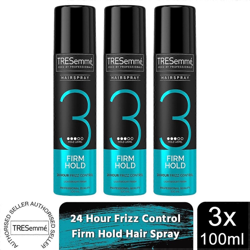 TRESemme Firm Hold Hairspray 24 Hour Frizz Control Lightweight, 3x100ml