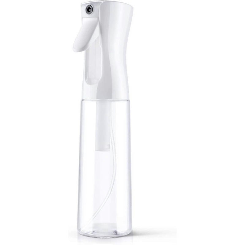 ZK-Refillable Hairdresser Facial Mist, Hair Spray, Reusable Hairdresser Hair Spray, Botanical, Floral (300ml, White)