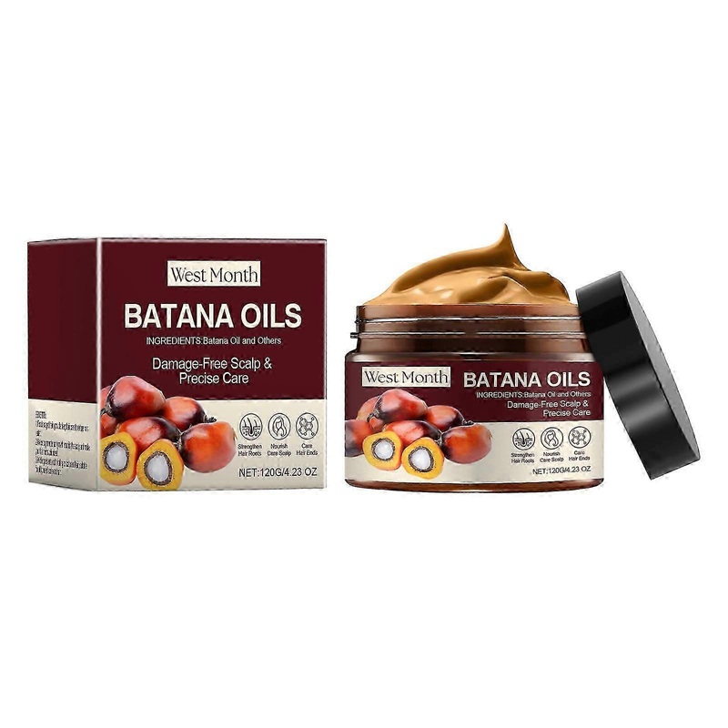 West&Montreal Batana Nourishing Hair Mask Improves Dry and Fury Hair, Repairs Brightness and Softening Hair Mask