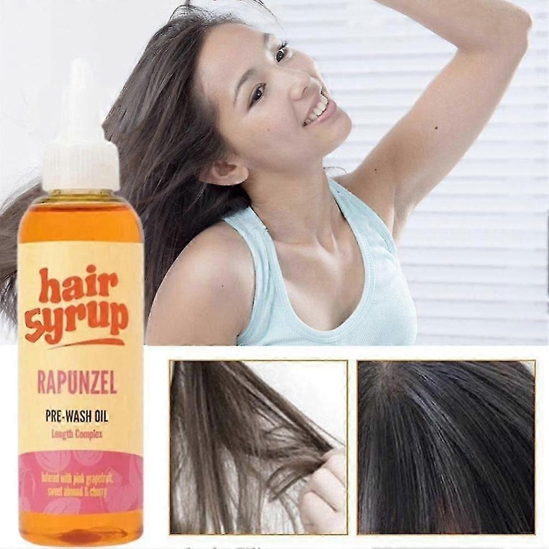 1/2/3x NEW Rapunzel Hair Syrup Pre-Wash Oil Treatment Boost Hair Growth 100ml